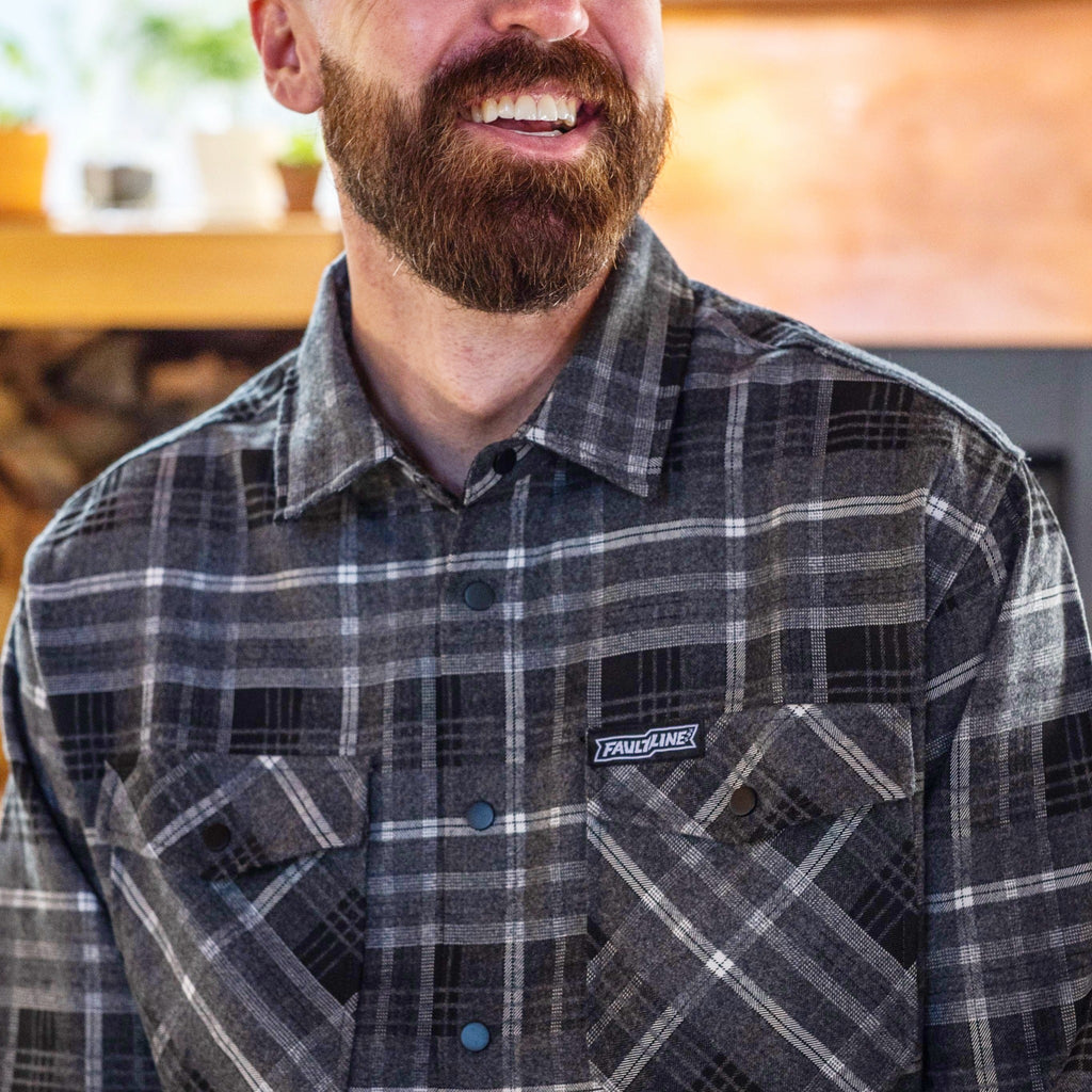 Highland Tech Flannel - Dark Heather Gray/Black