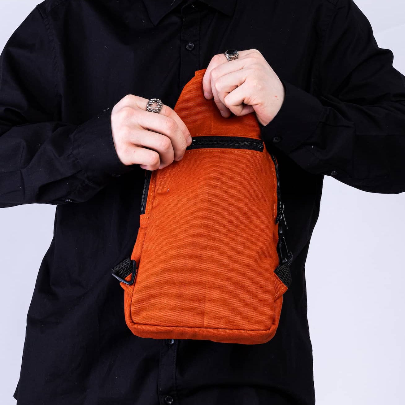 Large Canvas Crossbody Sling Bag for Men & Women | Umoja