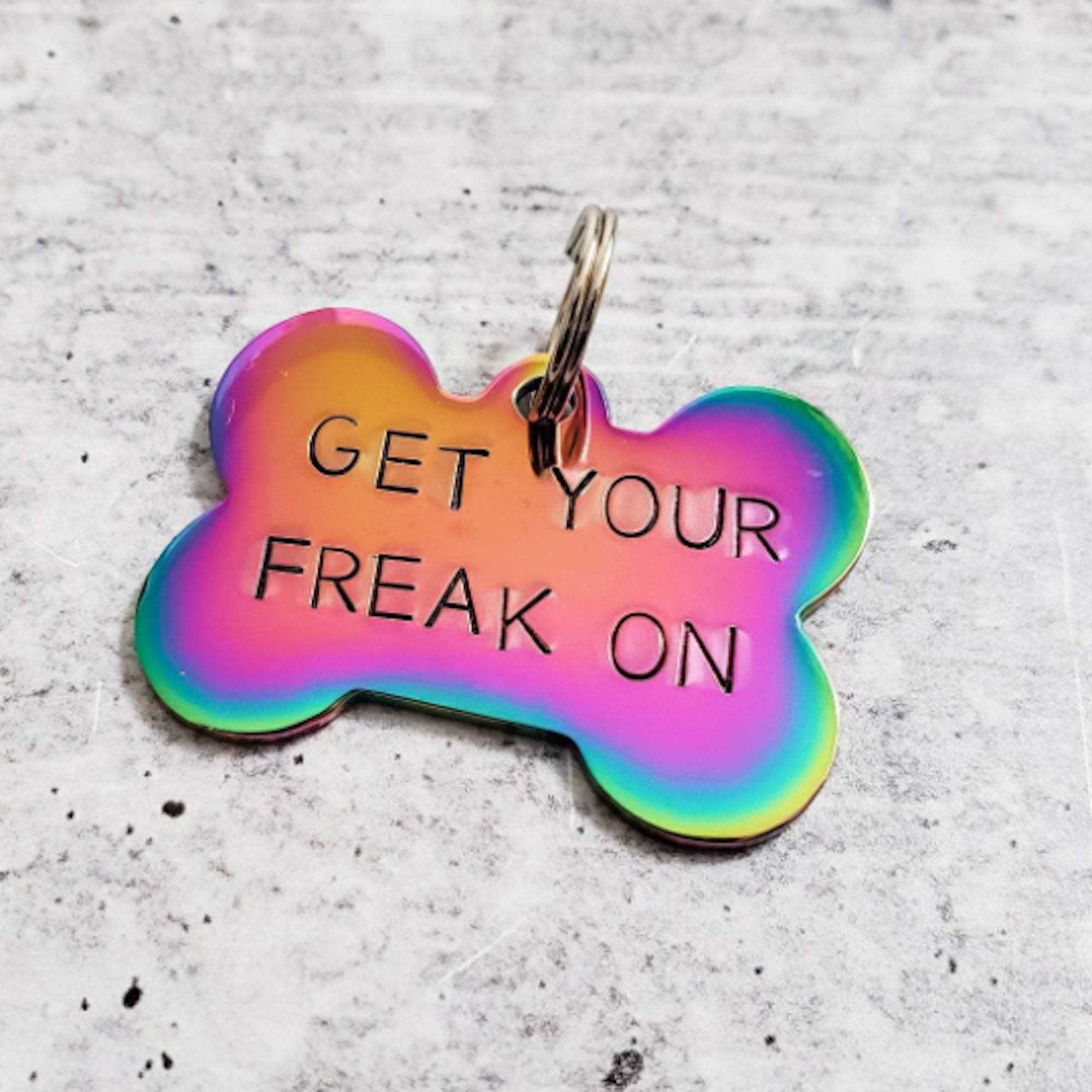 VEGAN BITCH Pet Tag