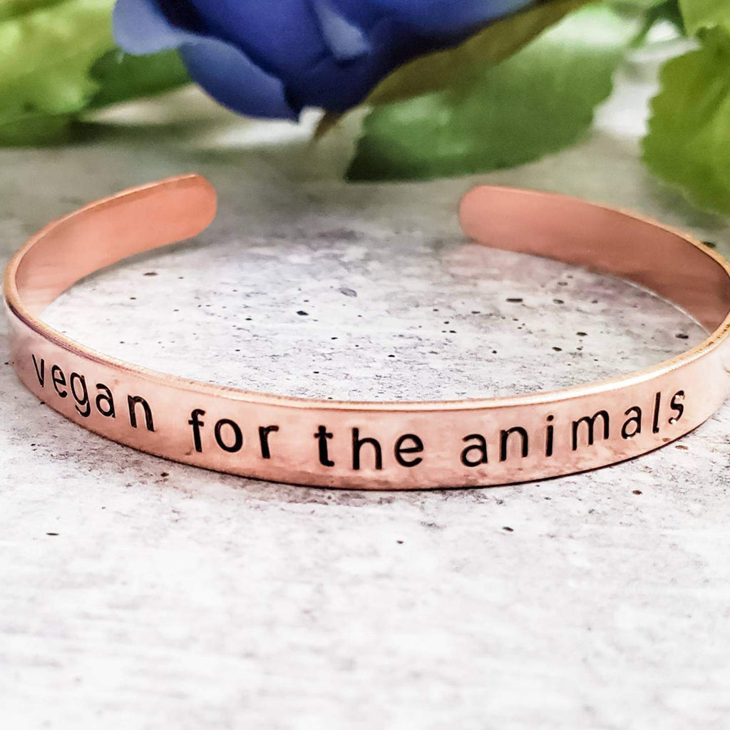 VEGAN FÜR DIE TIERE Stapelarmband