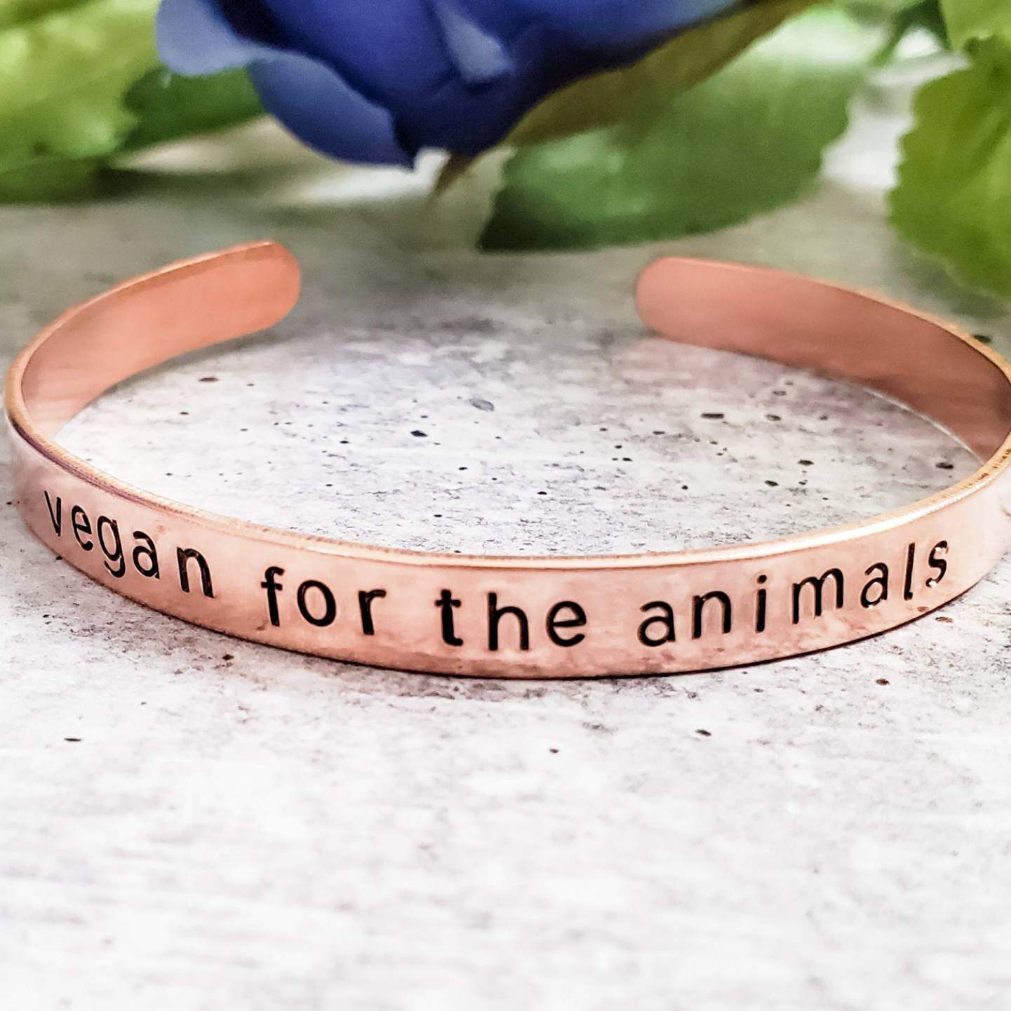 VEGAN FÜR DIE TIERE Stapelarmband