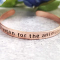 VEGAN FÜR DIE TIERE Stapelarmband