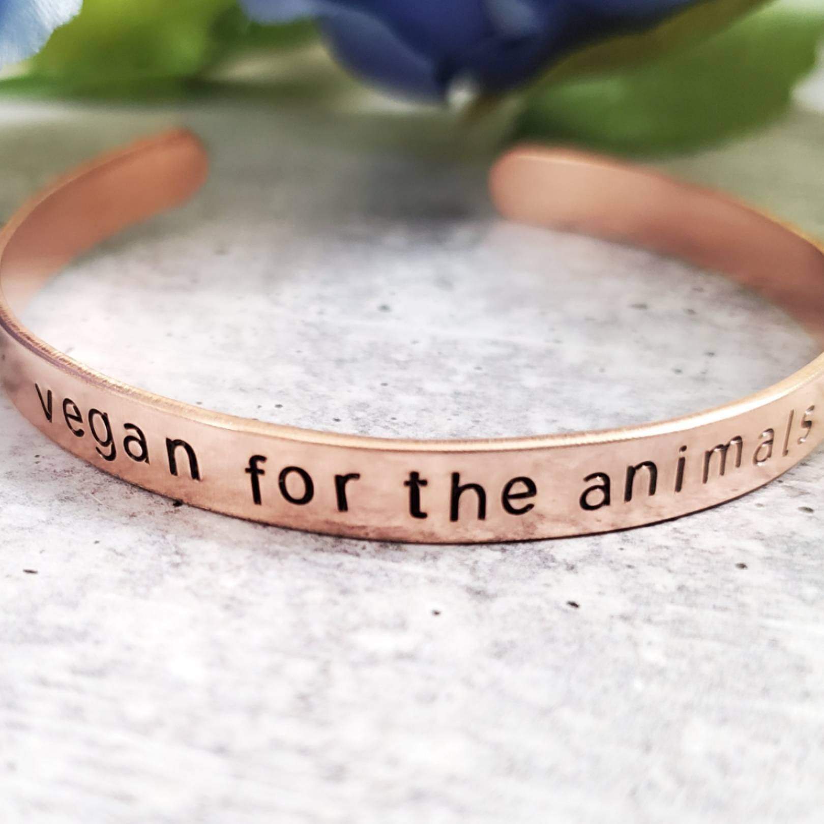 VEGAN FÜR DIE TIERE Stapelarmband
