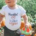 VEGANES THANKSGIVING Einteiler Kurzarm Baby Bodysuit