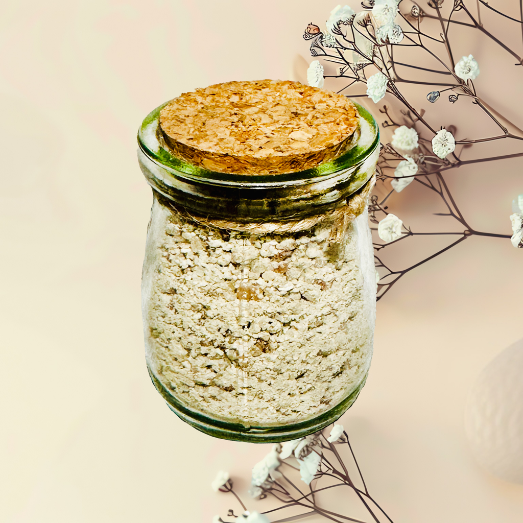Vanilla Patchouli Natural Bath Salts with Kaolin Clay Avocado Oil & Sea Salt Bath Soak | 3.5 oz