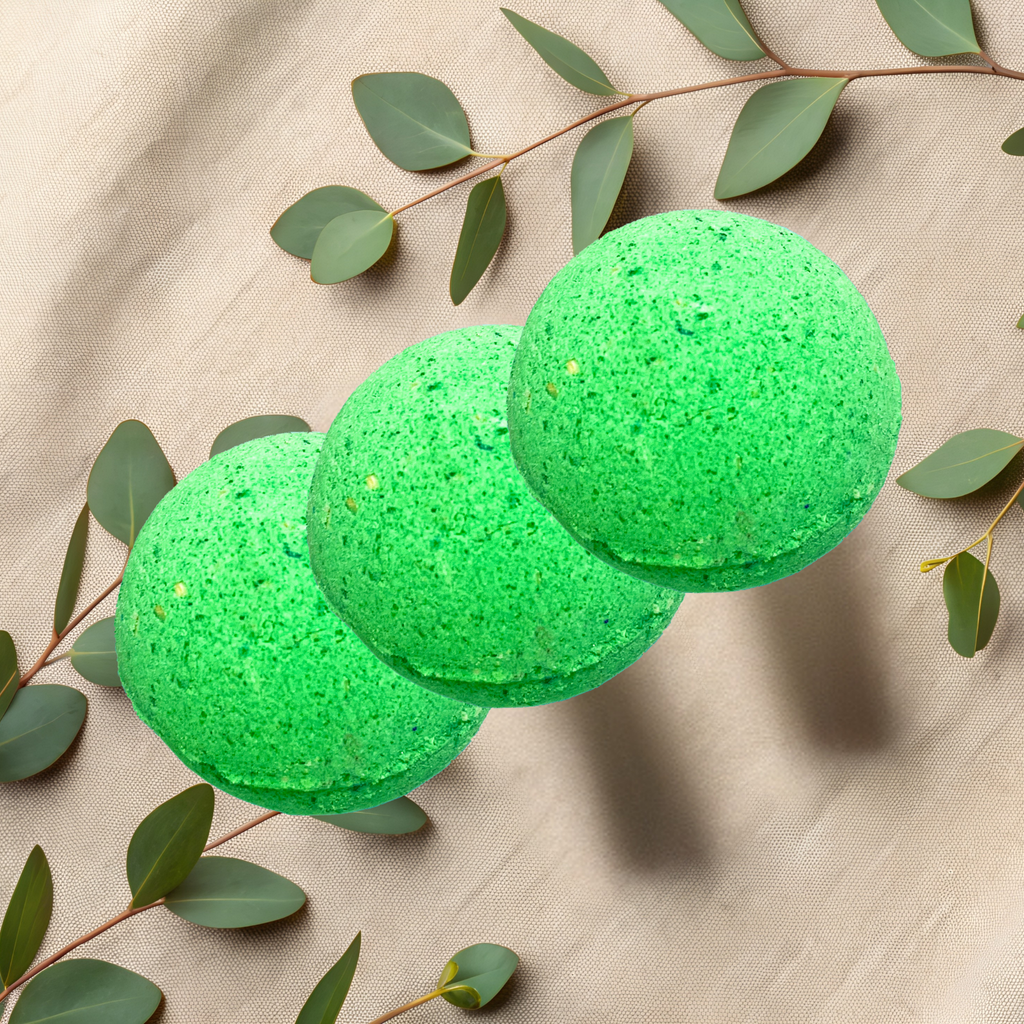 Vanilla Patchouli Oatmeal Skin Nourishing Natural Bath Bombs | 6 oz