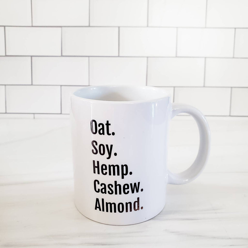 Vegane Milch Tasse