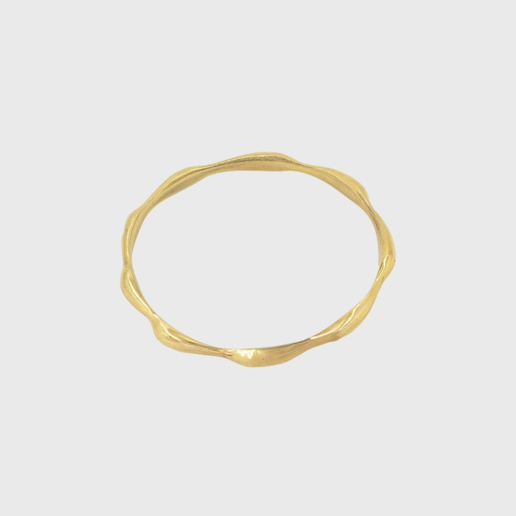Sculptural Brass Bangle | Sema