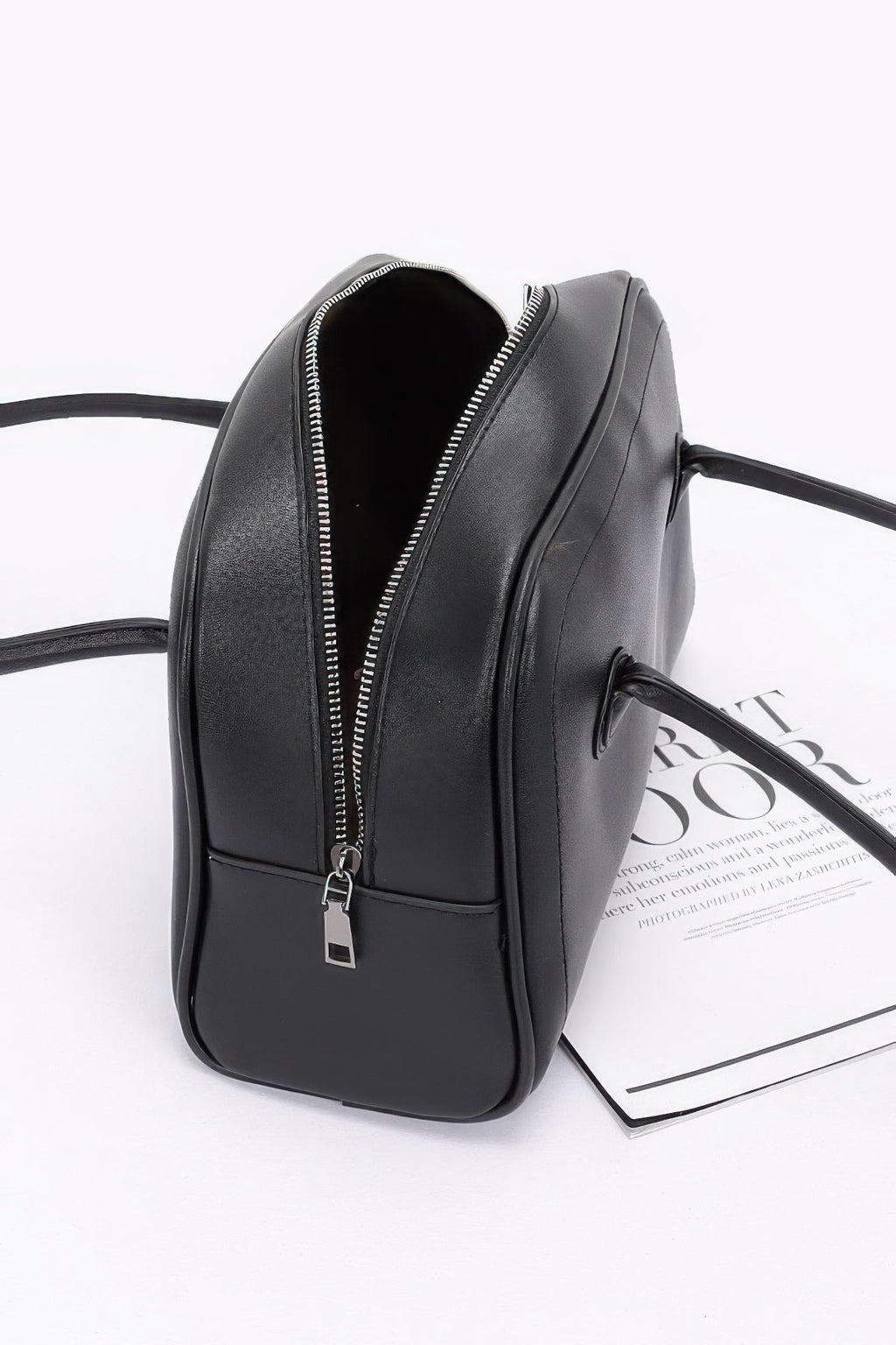 Faux Leather Sport Bag