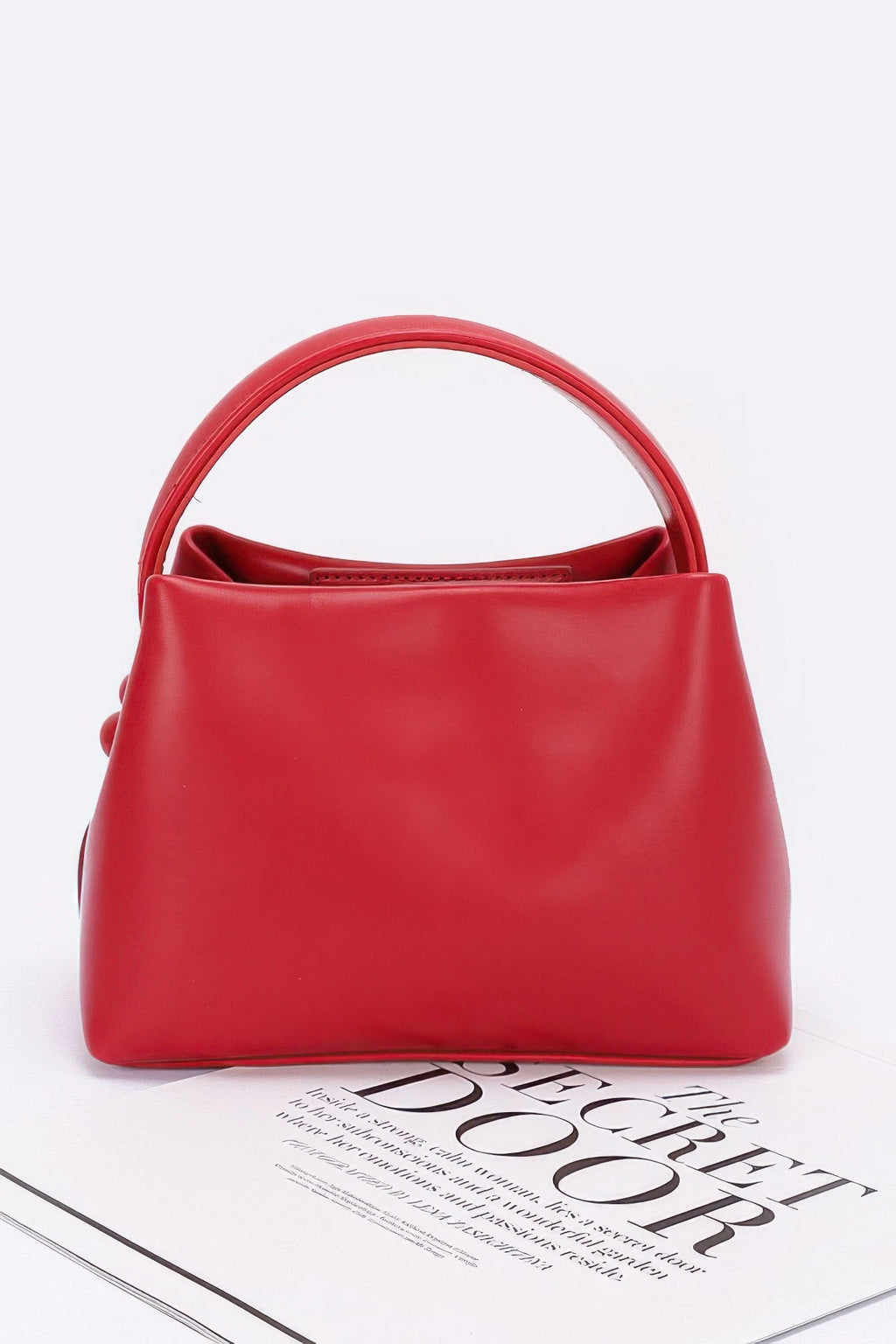 Faux Leather Tote Bag