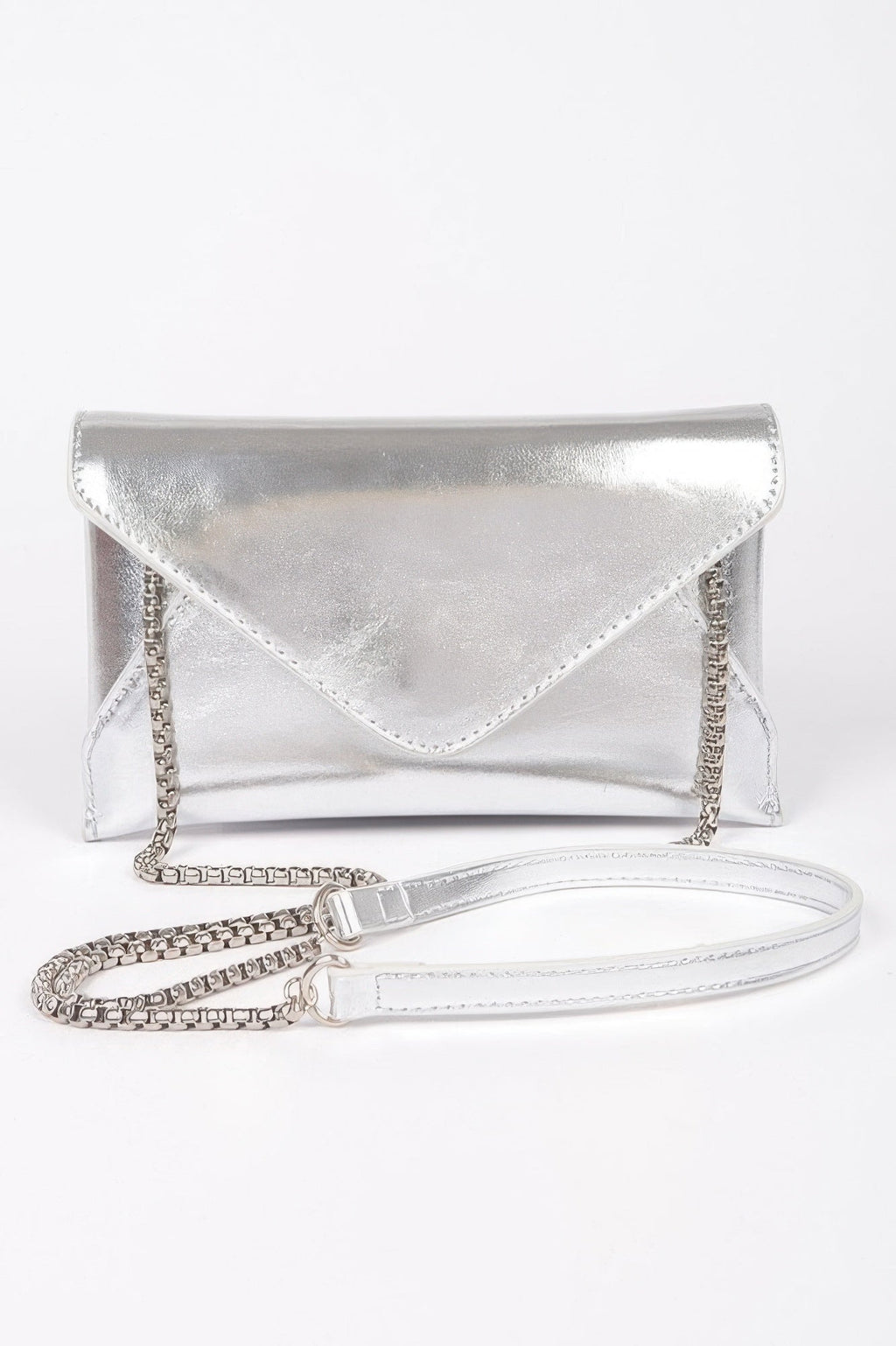 Metallic Small Envelope Clutch
