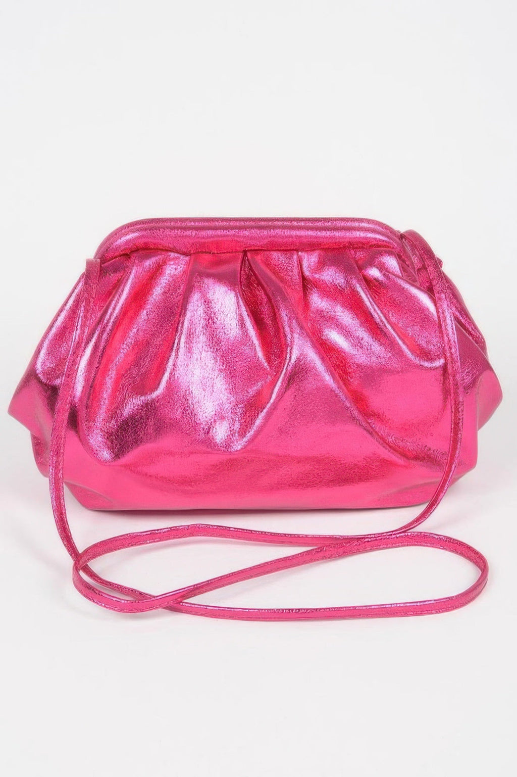 Metallic Pu Crossbody Bag