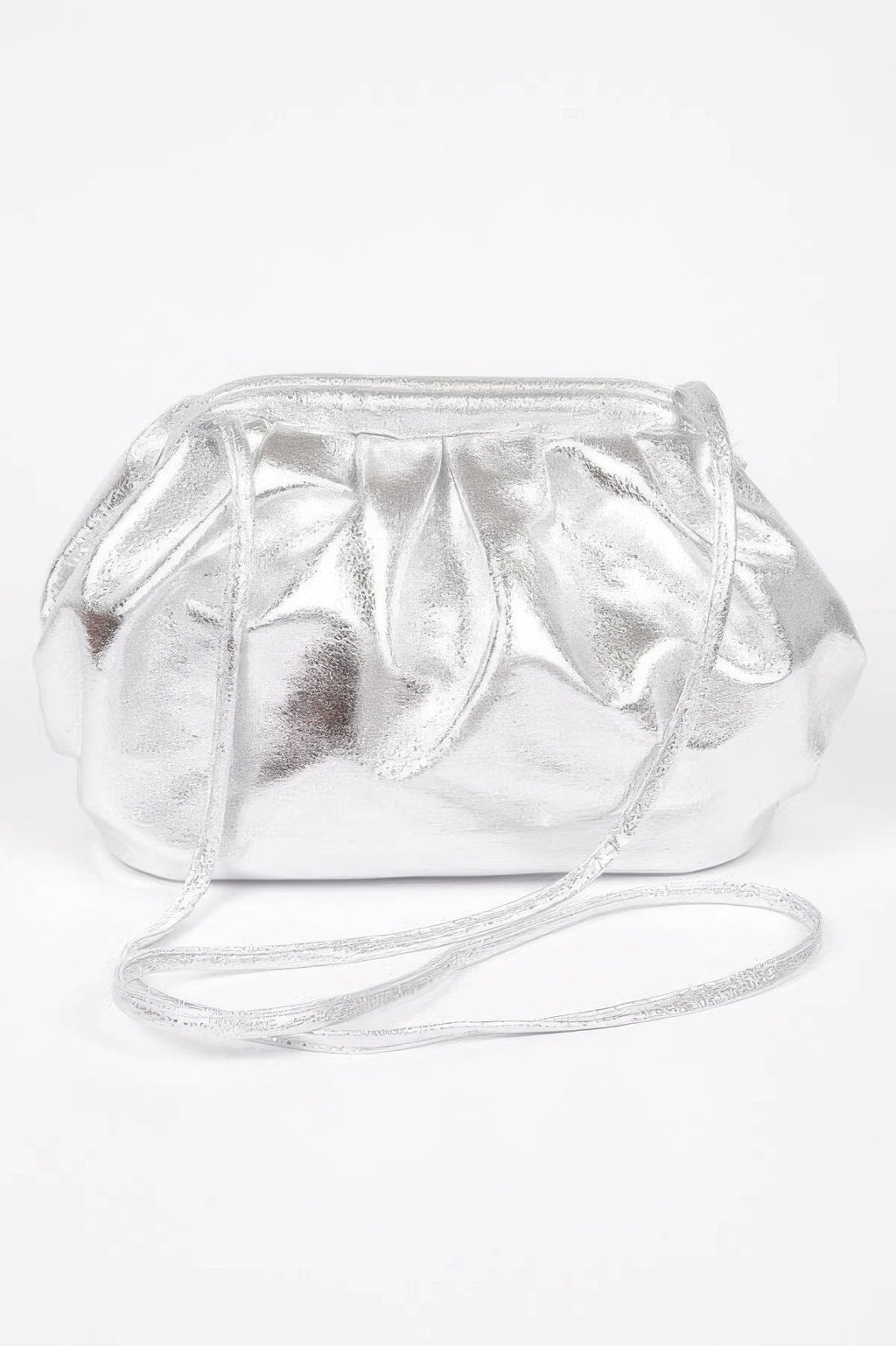 Metallic Pu Crossbody Bag