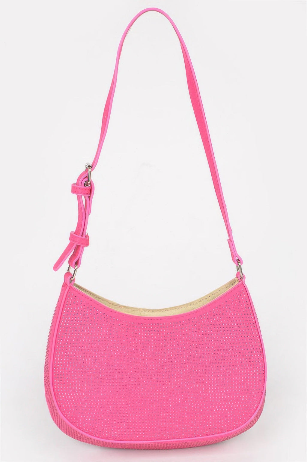 Elegant Hot Fix Shoulder Bag - Women's Accessory