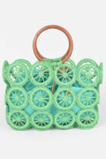 Monotone Crochet Handbag