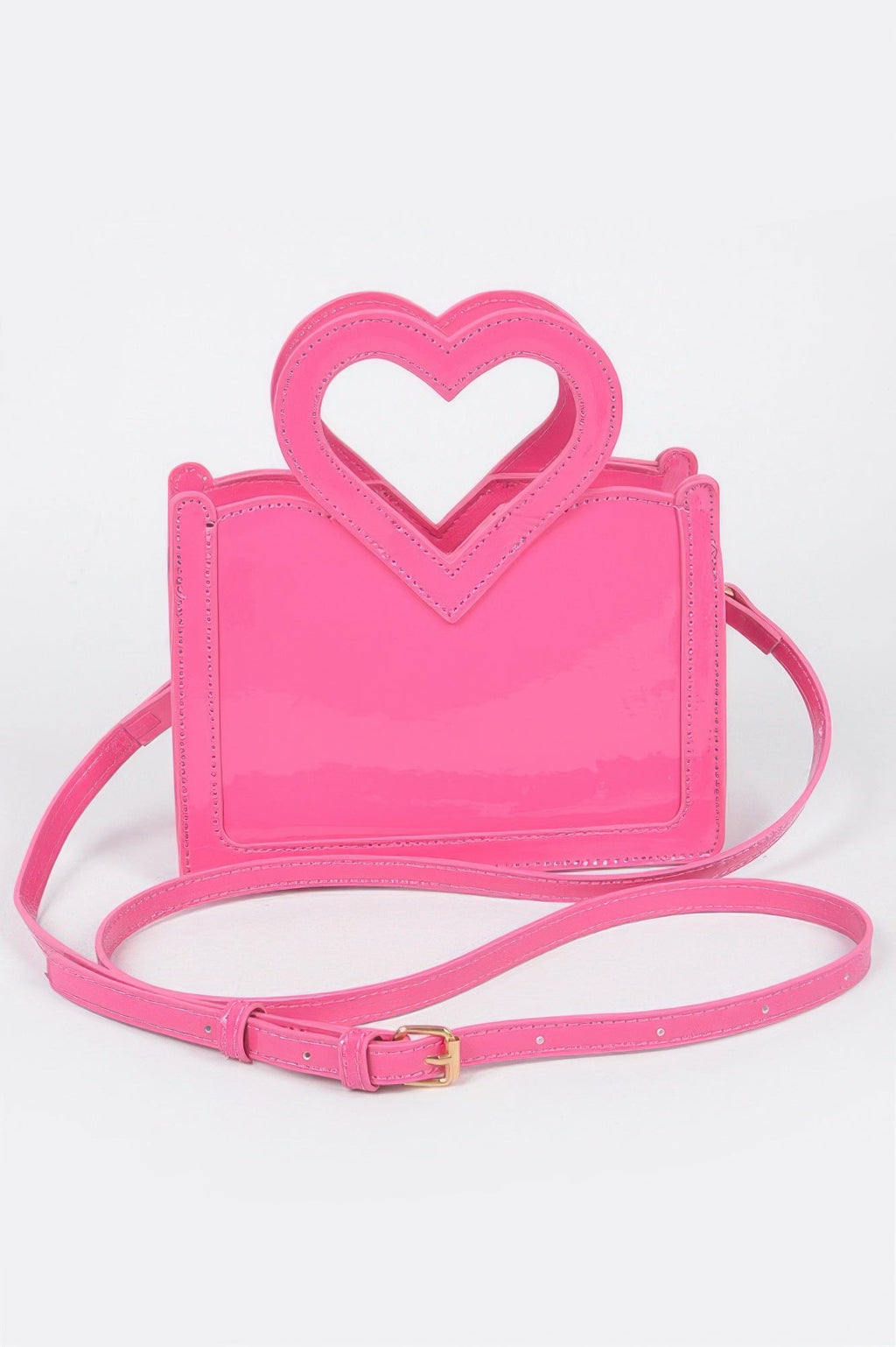 Enamel Top Handle Bag