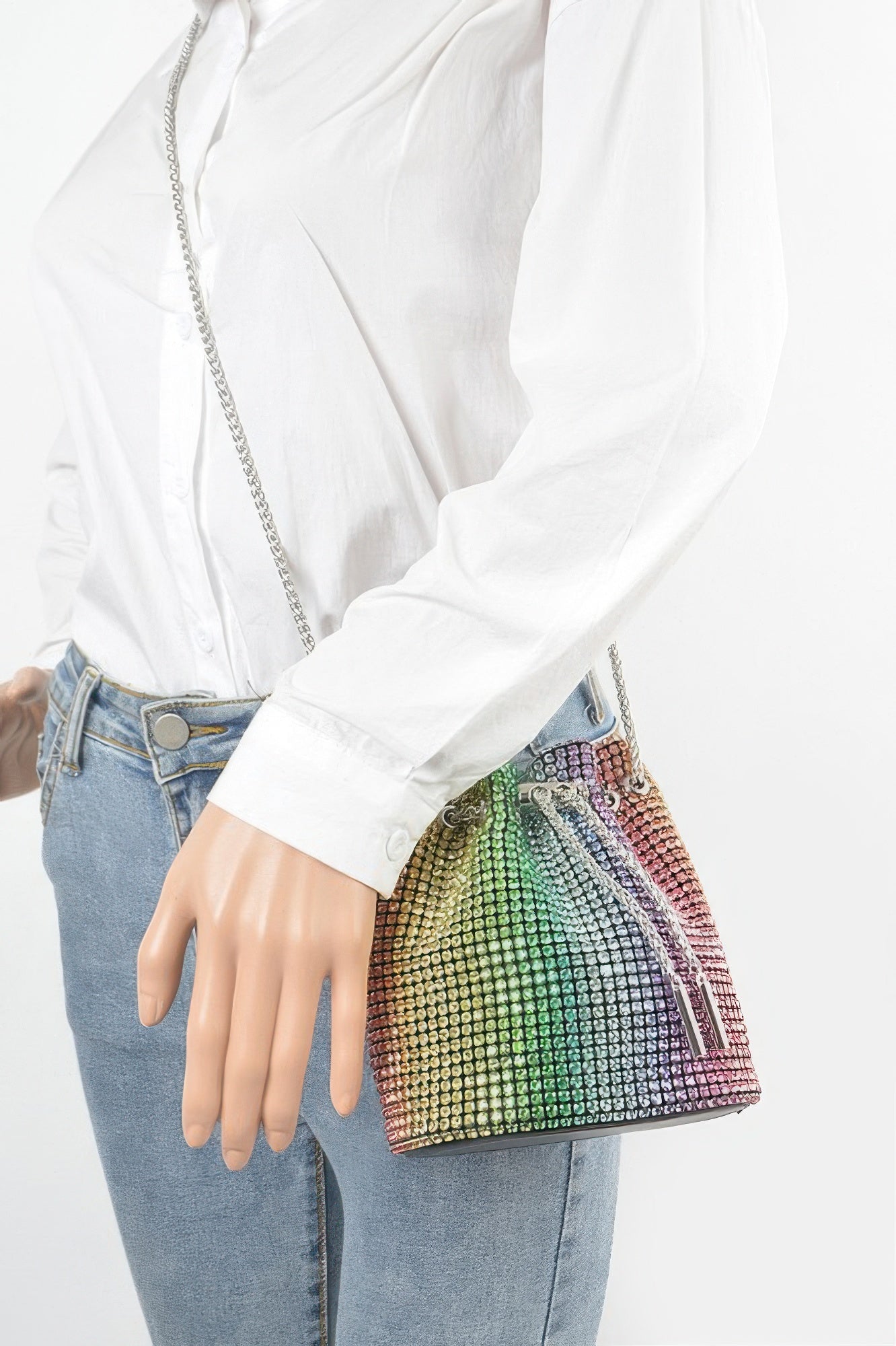 Oversized Rhinestone Clutch