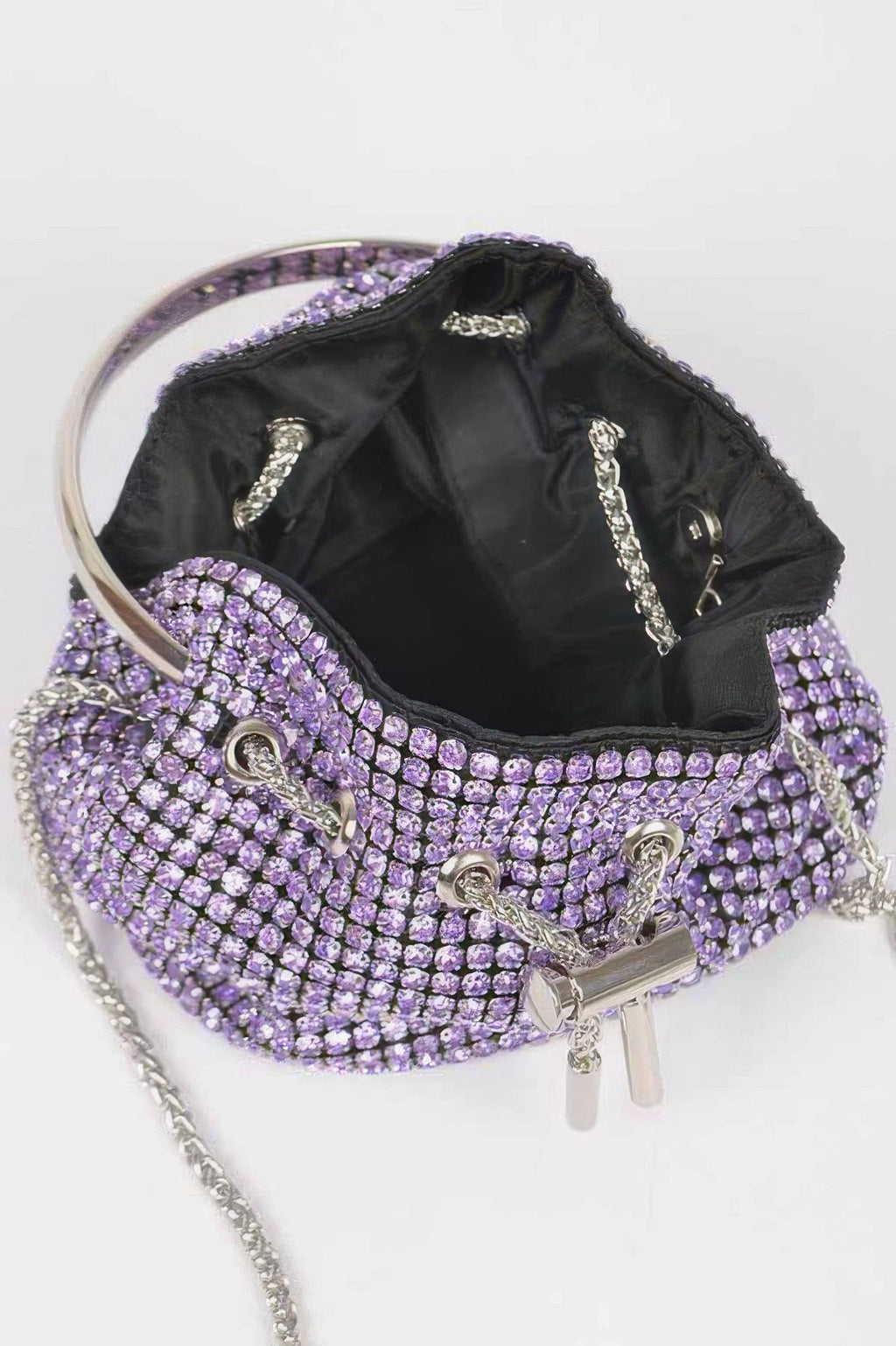 Oversized Rhinestone Clutch