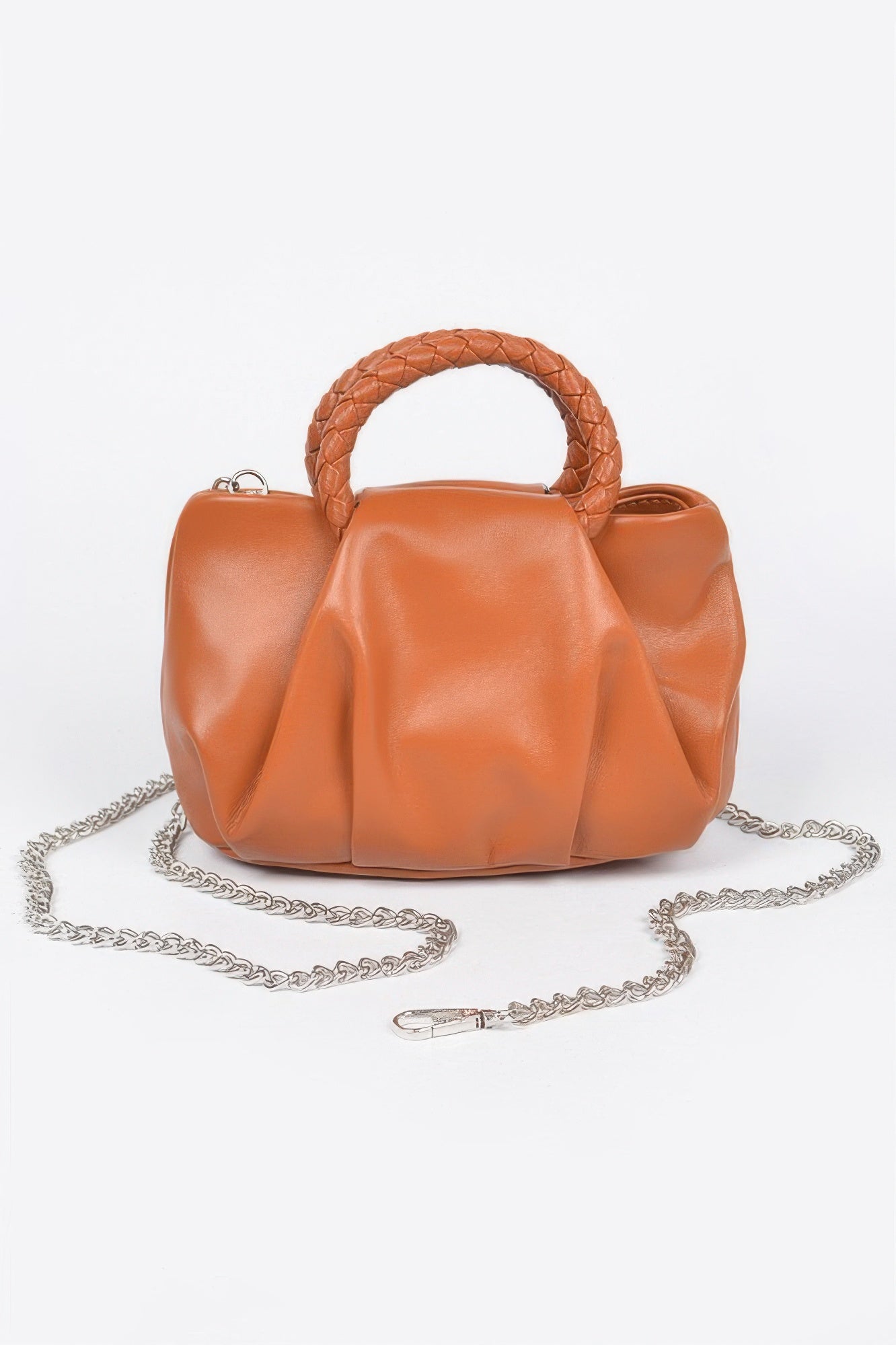 Braided Handle Crossbody Bag