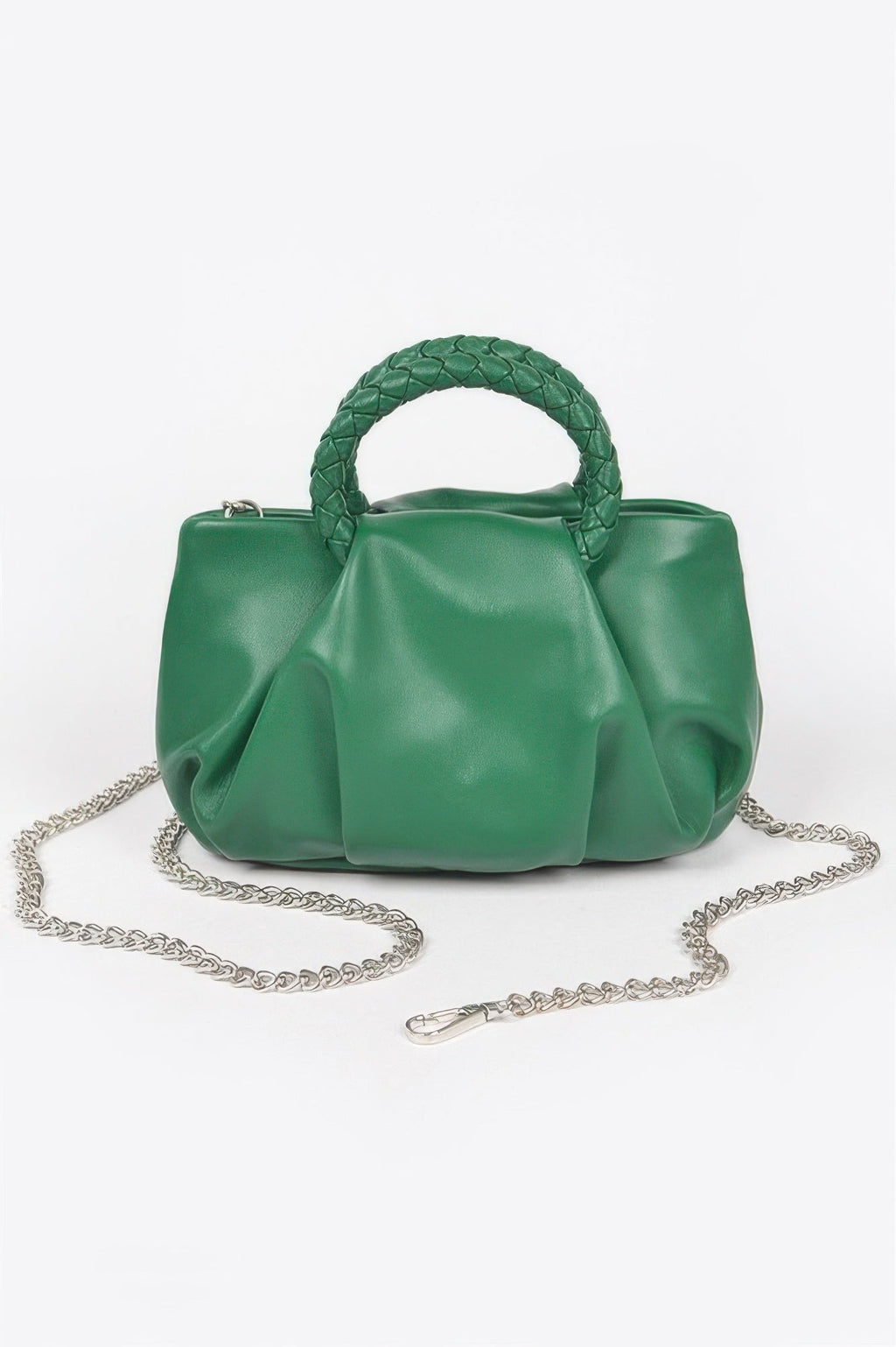 Braided Handle Crossbody Bag