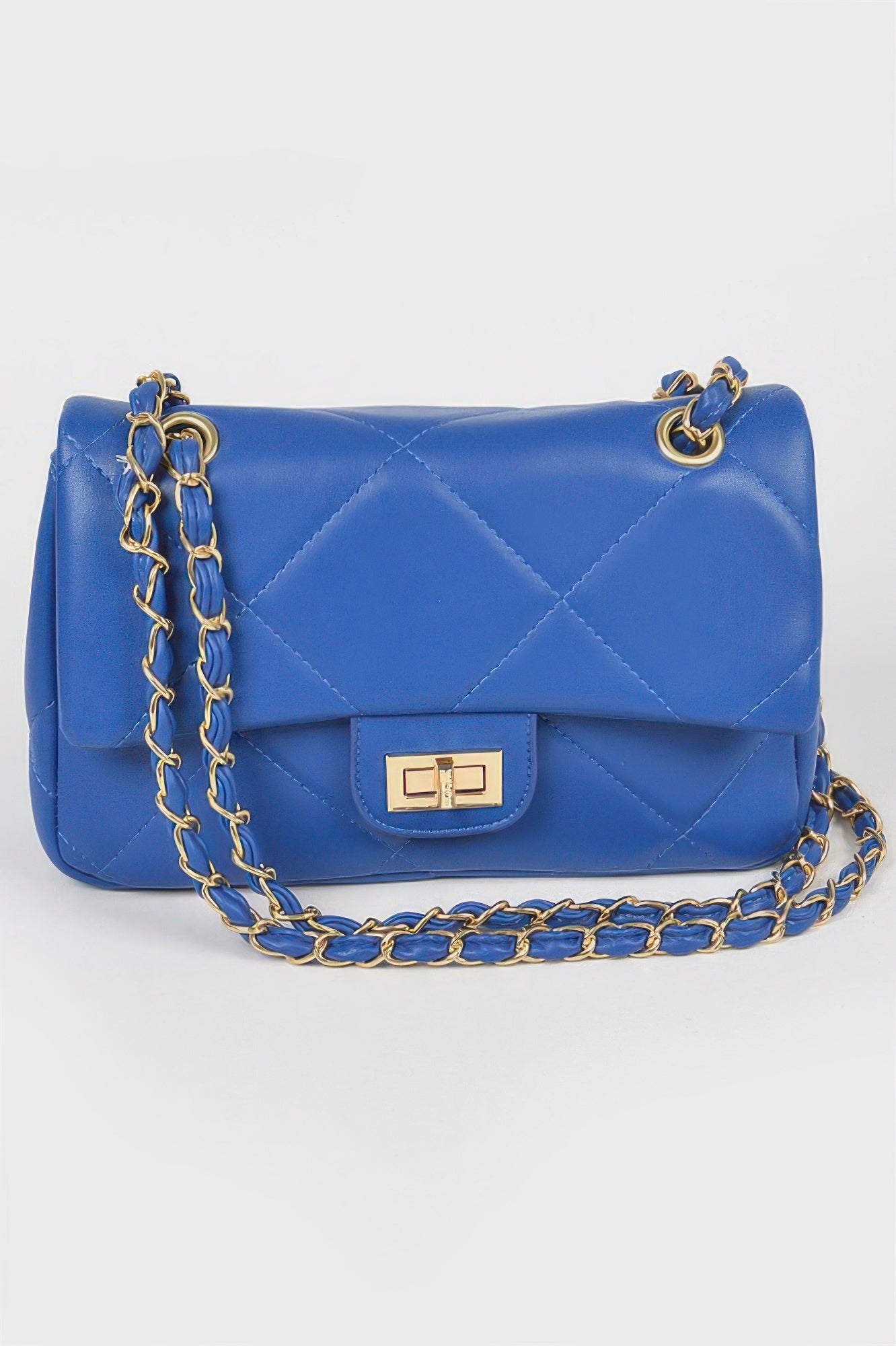 Wide Quilted Shoulder Bag