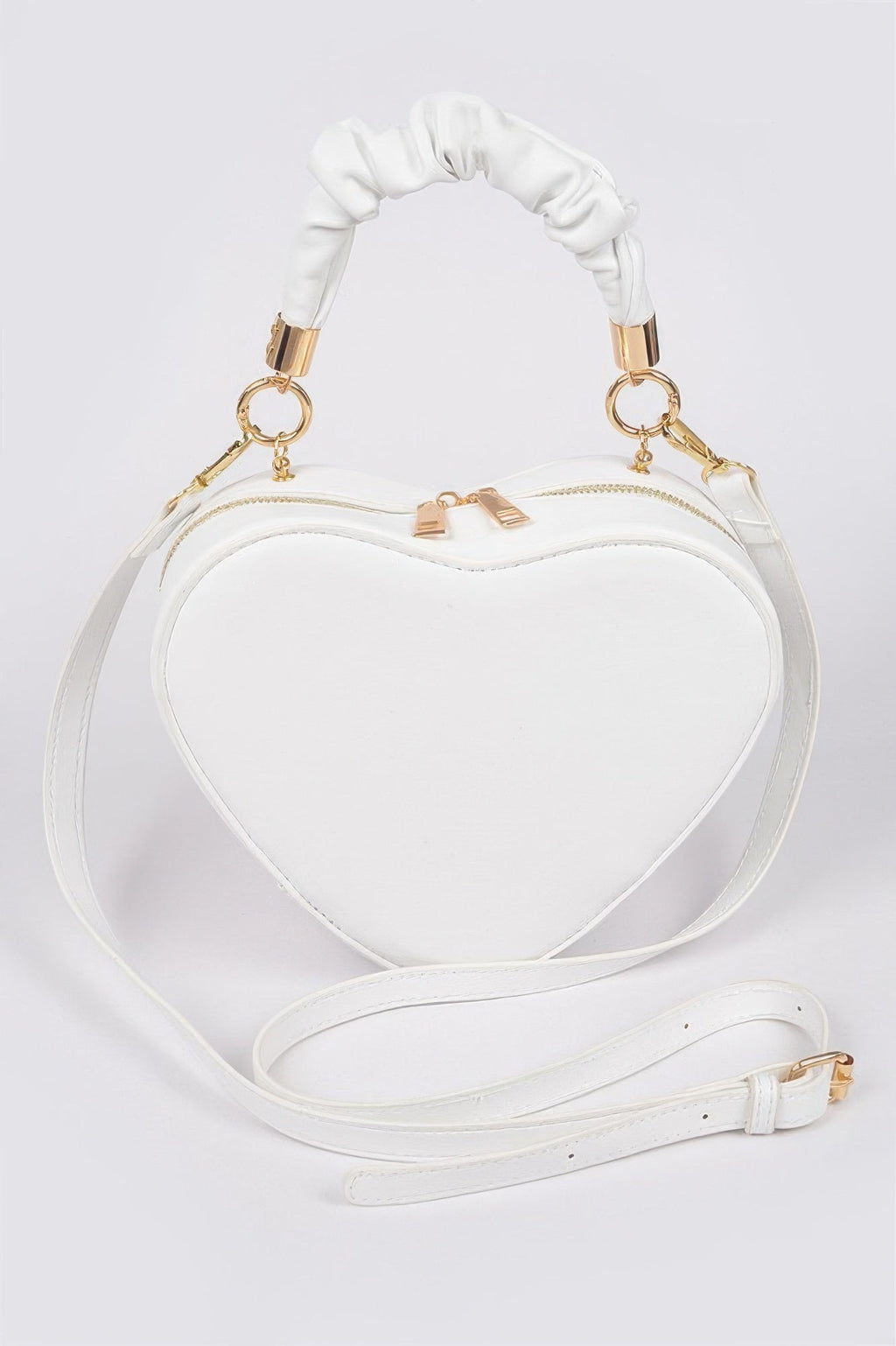 Heart Shape Top Handle Bag
