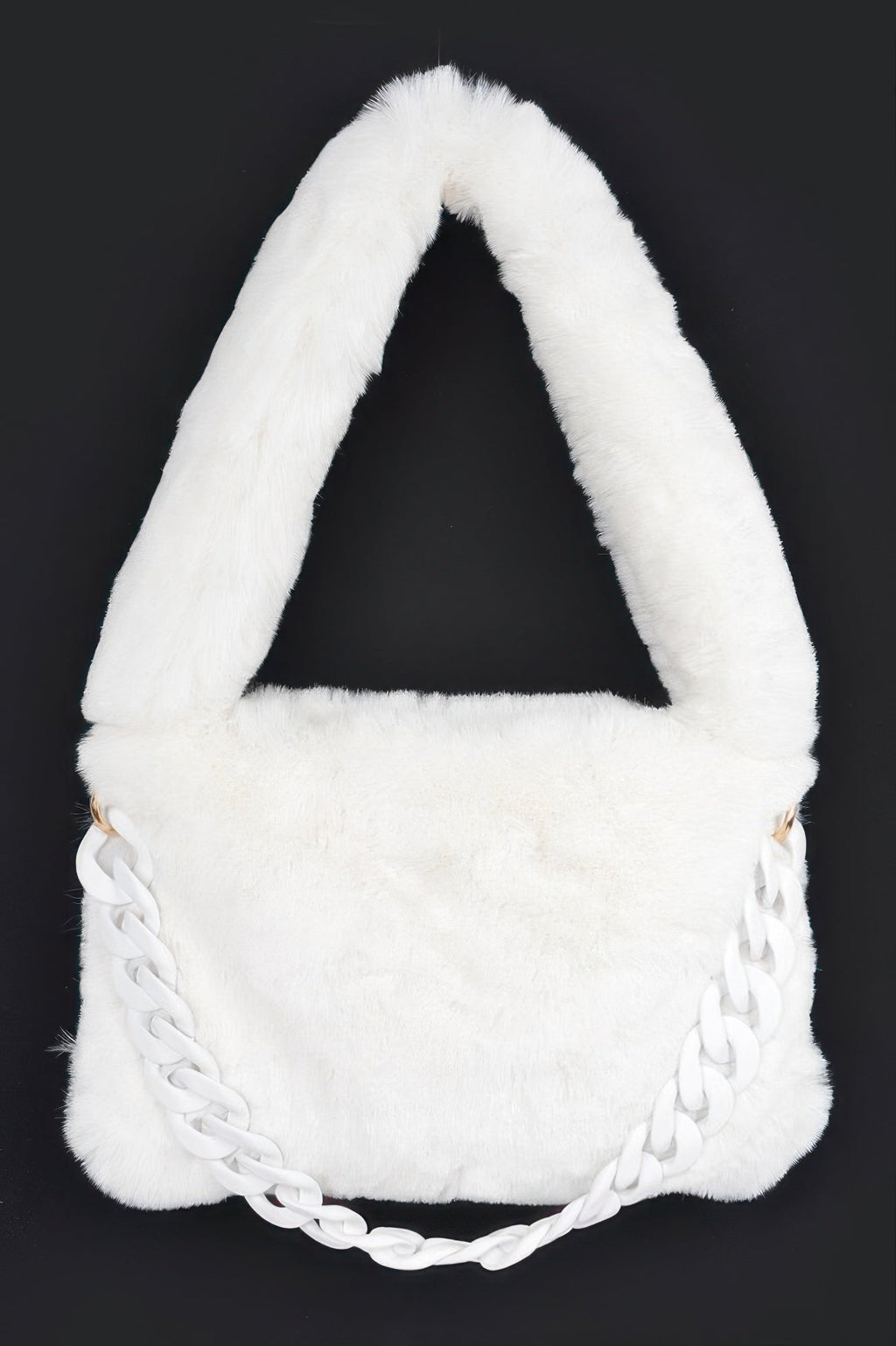 Faux Fur Shoulder Bag