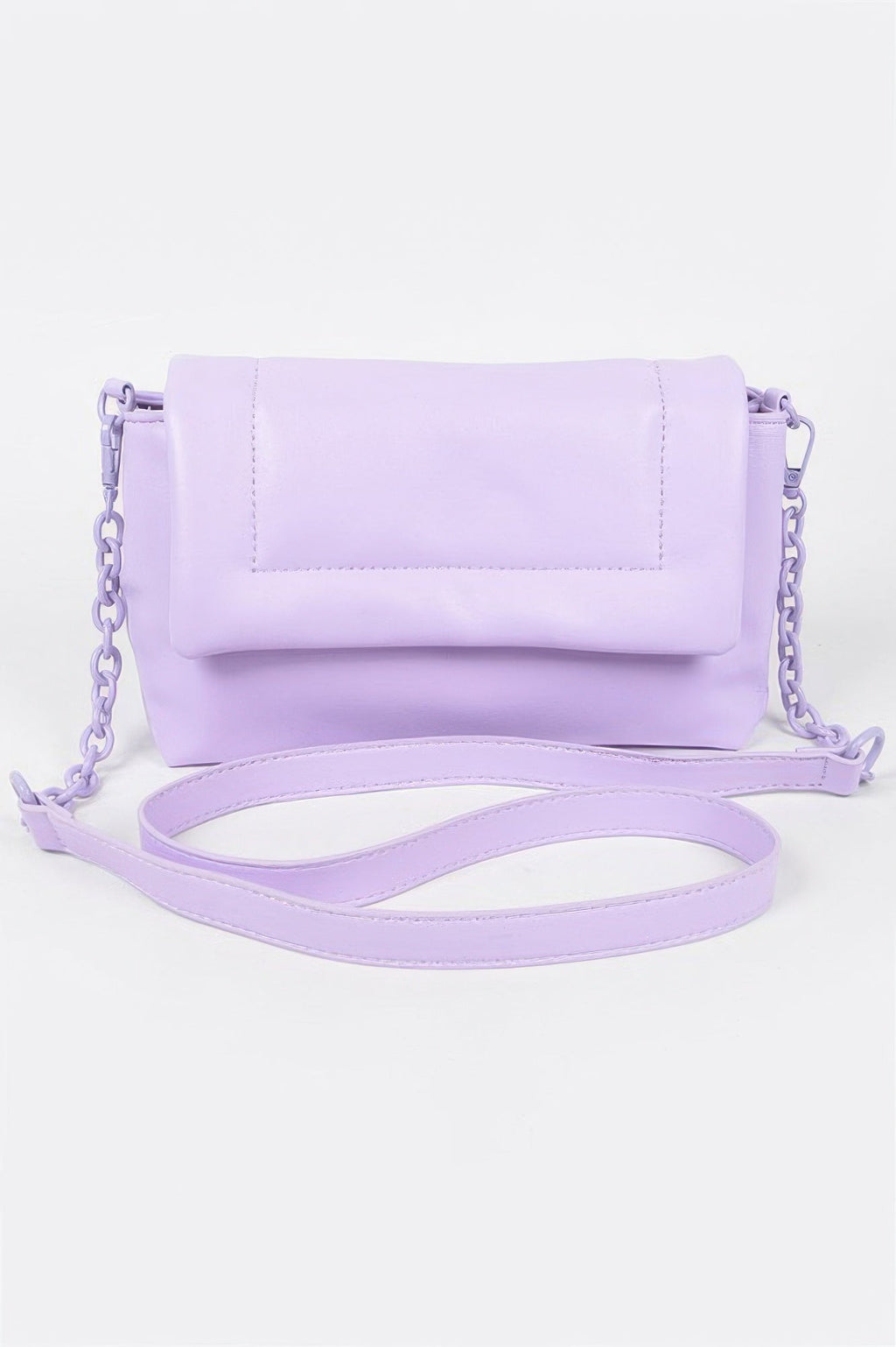 Faux Leather Shoulder Bag