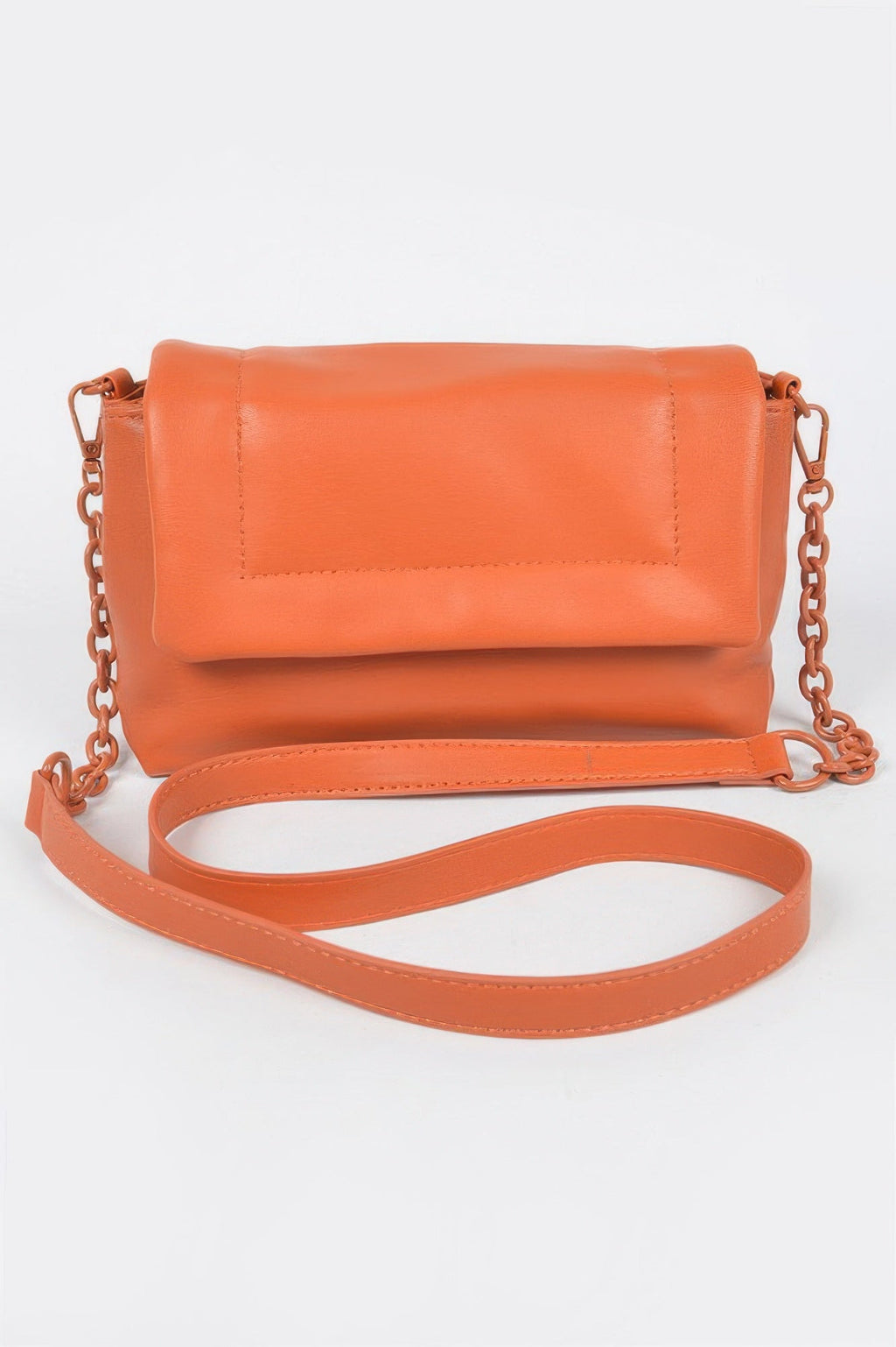 Faux Leather Shoulder Bag