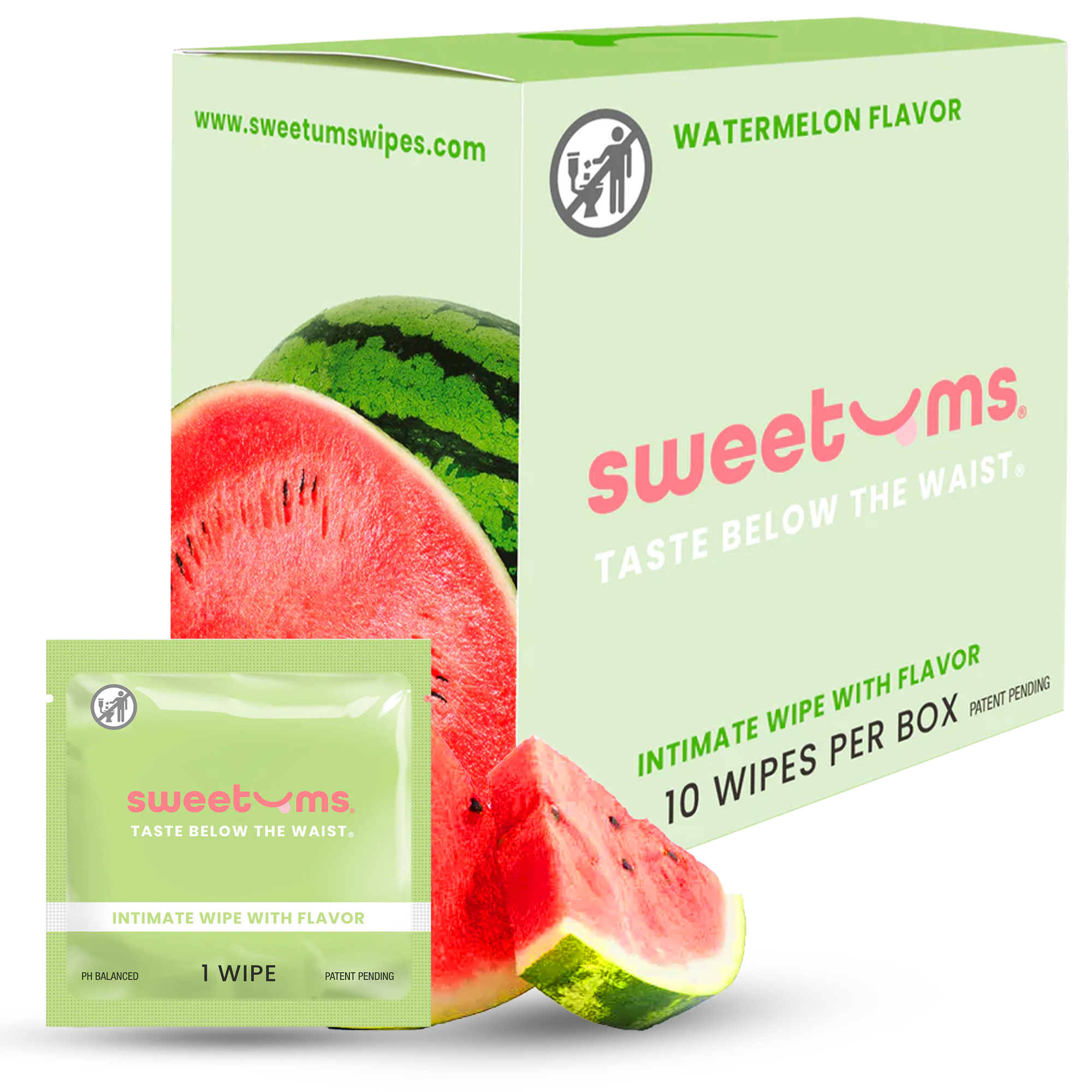 Feuchttücher mit Wassermelonengeschmack