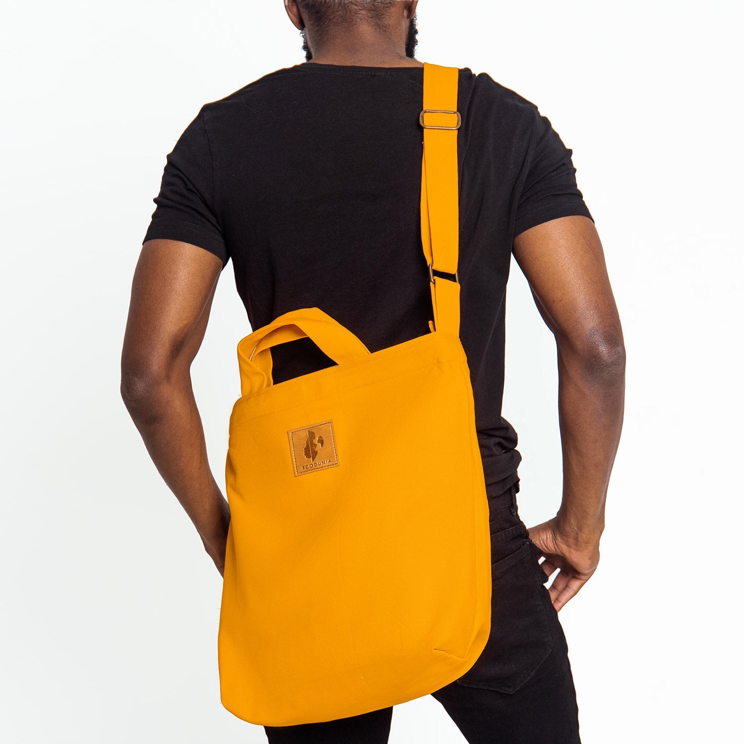 Canvas Carry-All Crossbody Bag for Men & Women | Amani