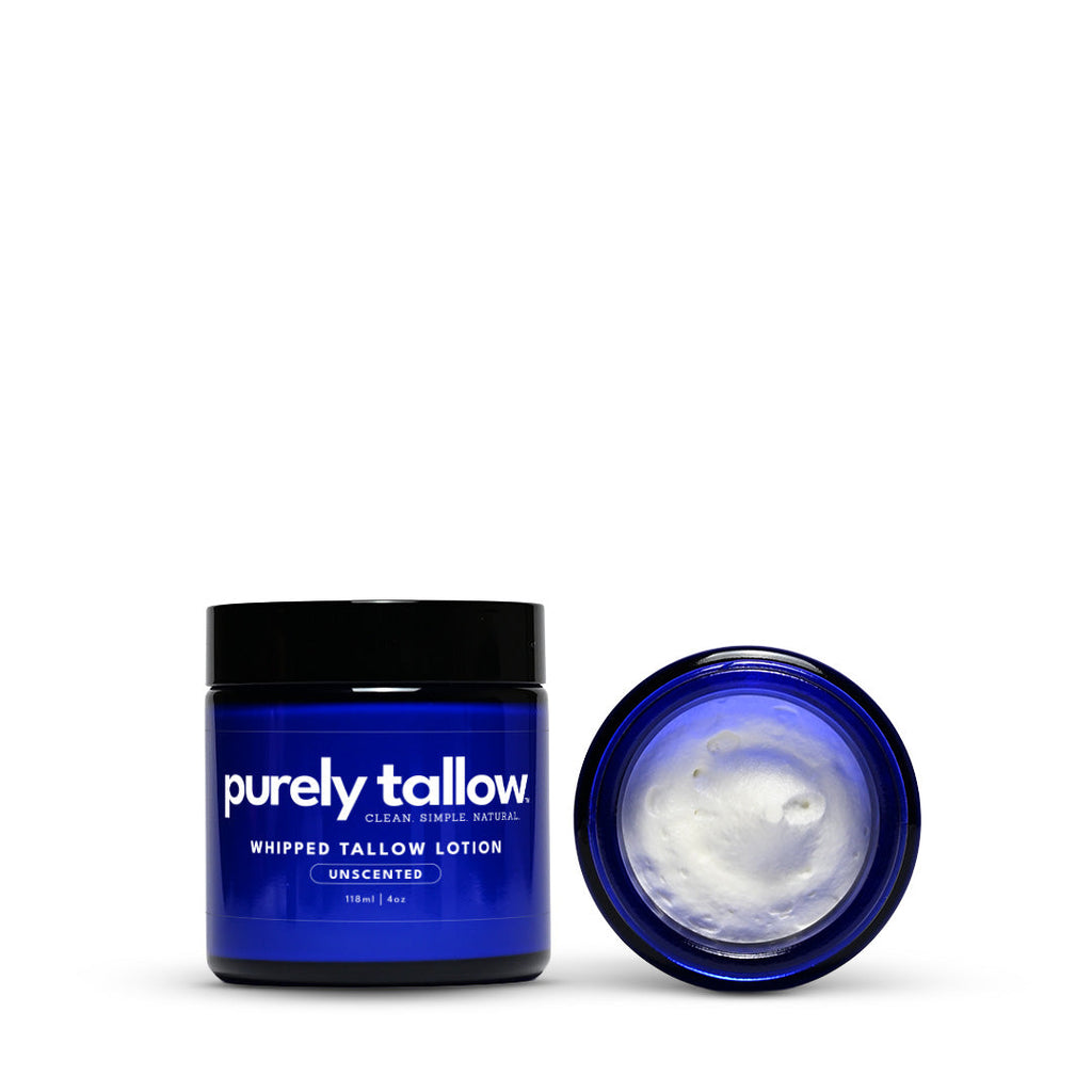 Aufgeschlagene Talgcreme