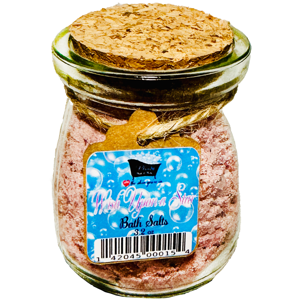 Wish Upon a Star Natural Bath Salts with Kaolin Avocado & Sea Salt Thousand Wishes Type | 3.5 oz