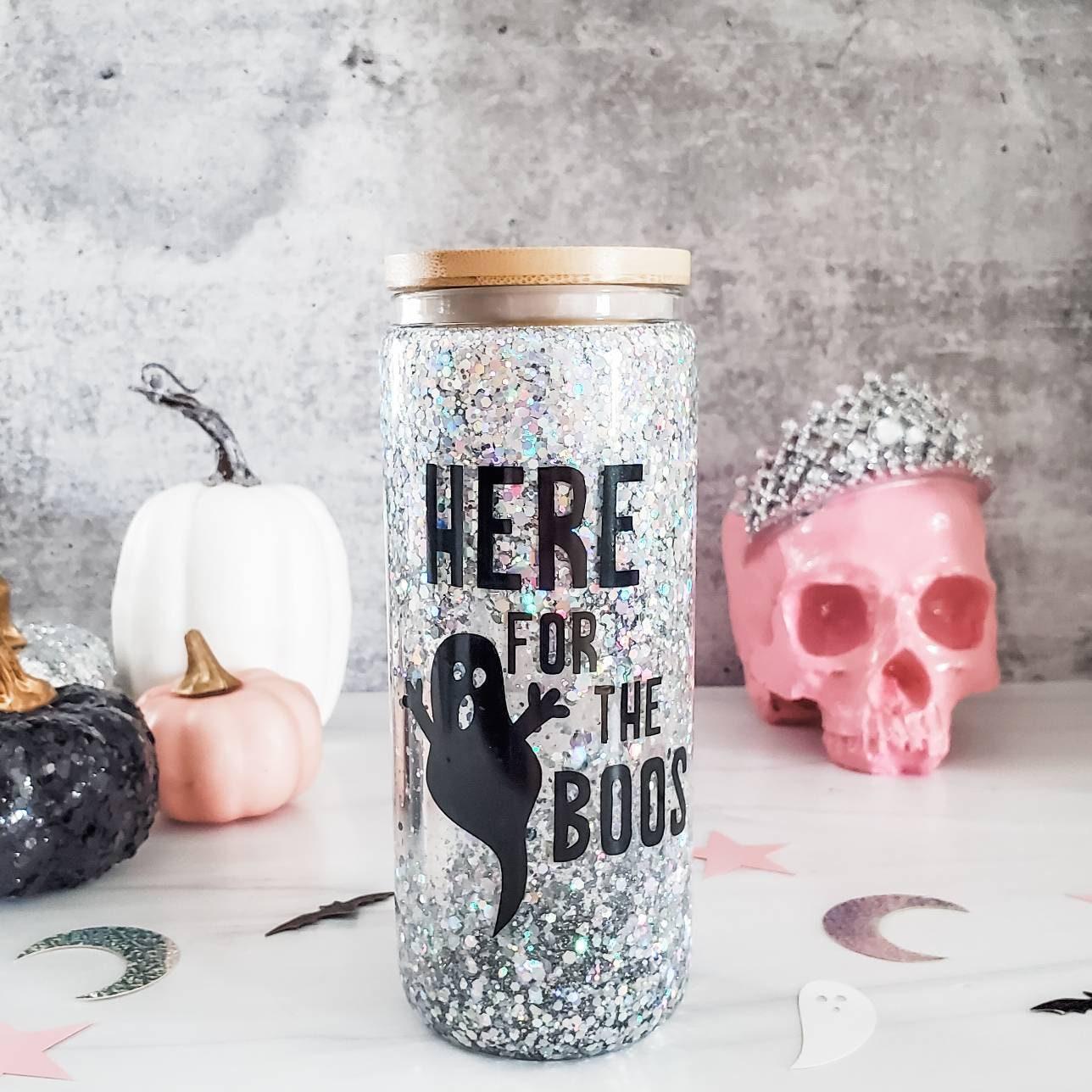 Hexengebräu Halloween Schneekugel Glitter Eiskaffeebecher