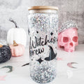 Hexengebräu Halloween Schneekugel Glitter Eiskaffeebecher