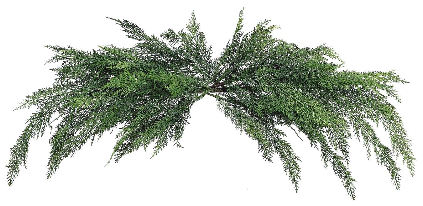 122 cm künstlicher Zedernmantel-Schmuck