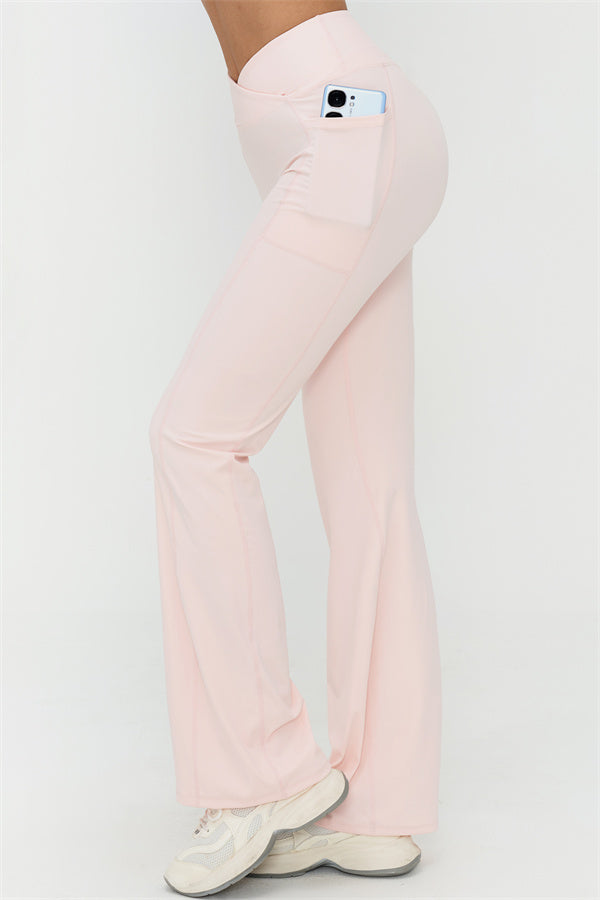 The BoldFit Crop Top Flared Leggings 2-Piece Set
