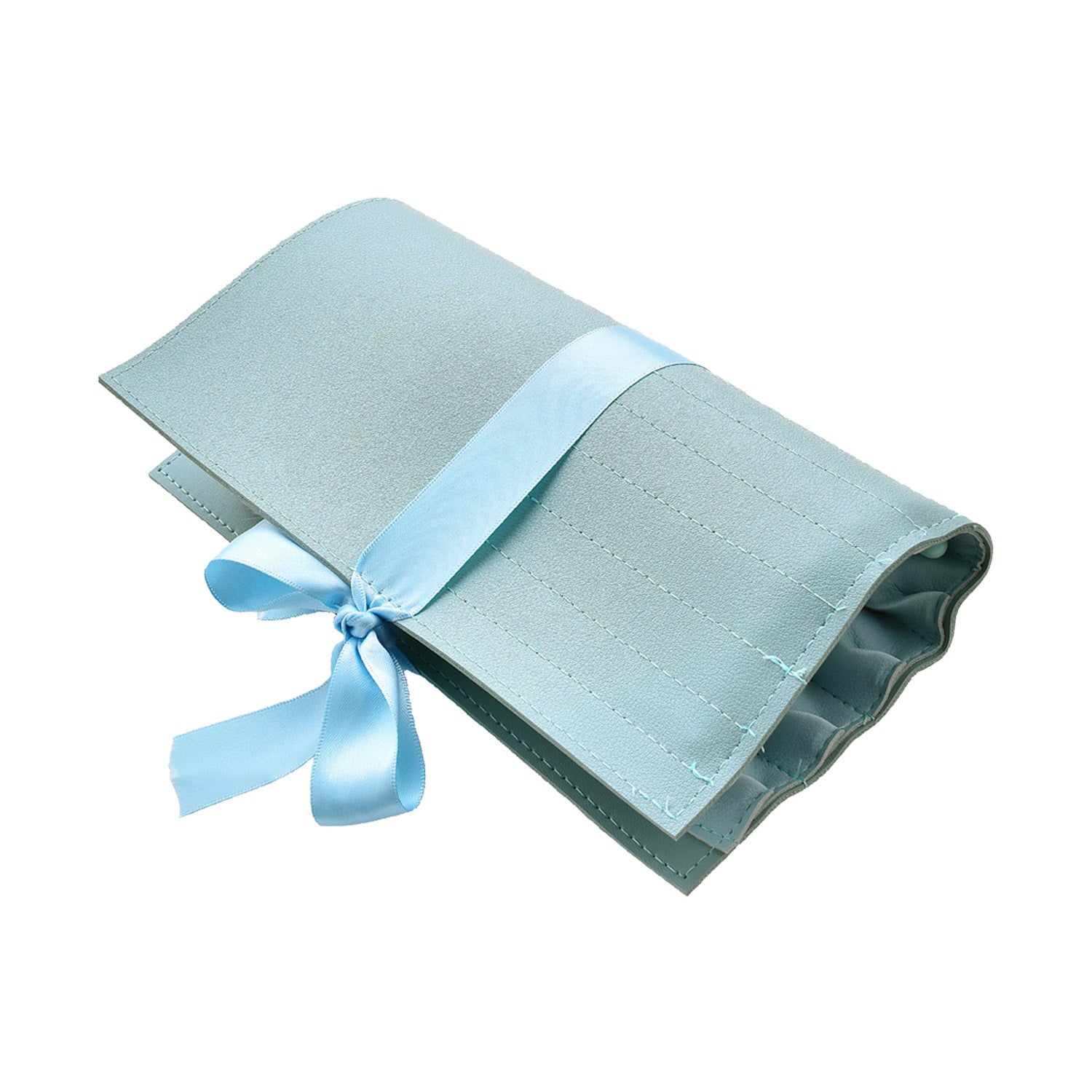 Hellblauer Griff Make-up Weich Haarpuder Lidschattenpinsel