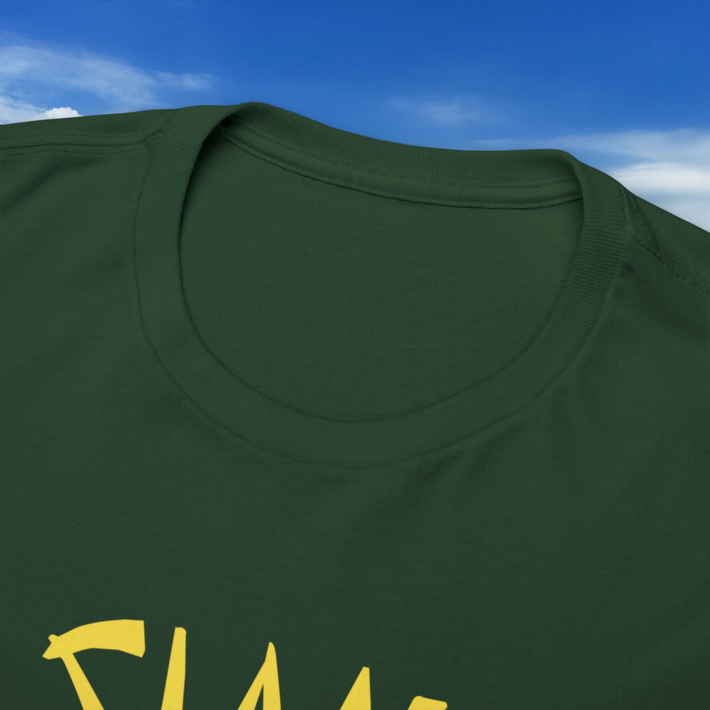 "DirkyThreadz Siam Palace T-Shirt – Mutiges Take-out-Grafikdesign aus schwarzer Baumwolle"