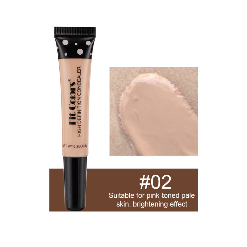 8-farbiger Schlauch-Concealer, Abdeckcreme, Reparatur, nährende flüssige Grundierung, Augenringe, Aknenarben, grenzüberschreitend