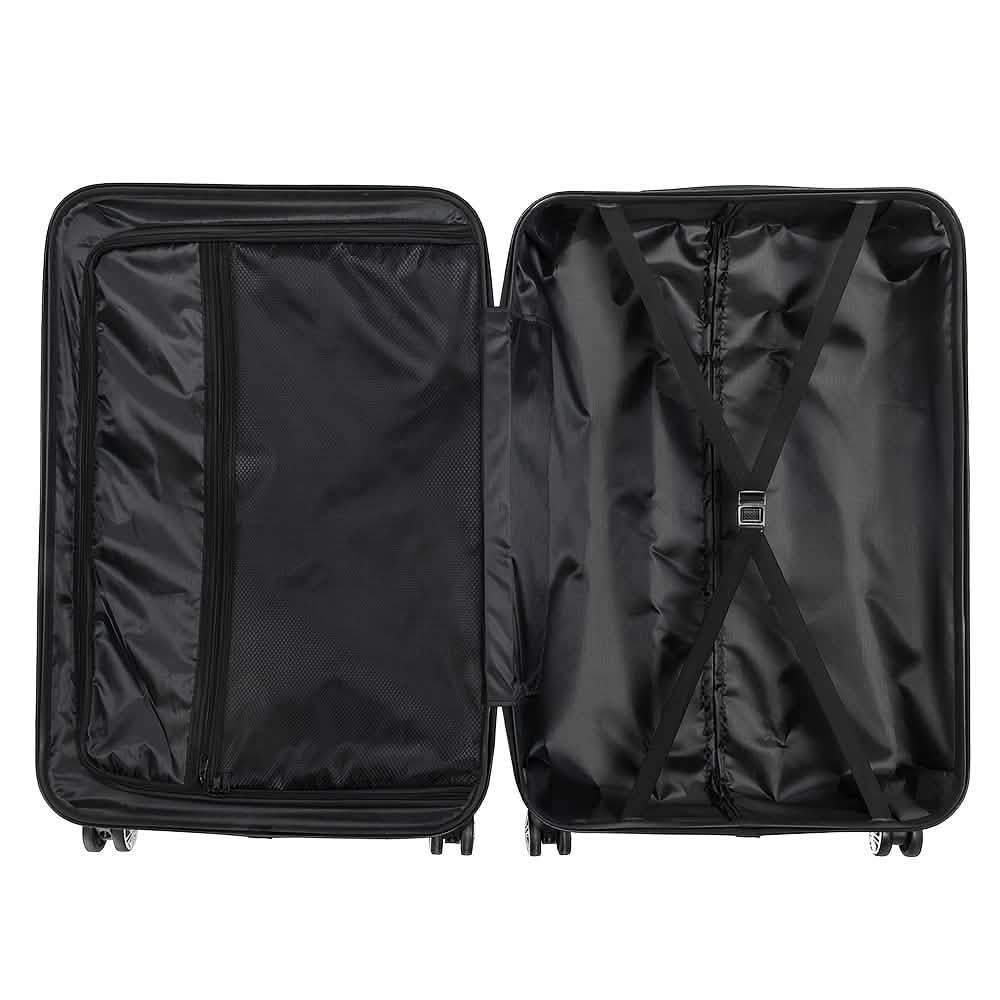3-teiliges Hartschalenkoffer-Set mit TSA-Schloss – 20/24/28 Zoll mit 360°-Spinner-Rädern