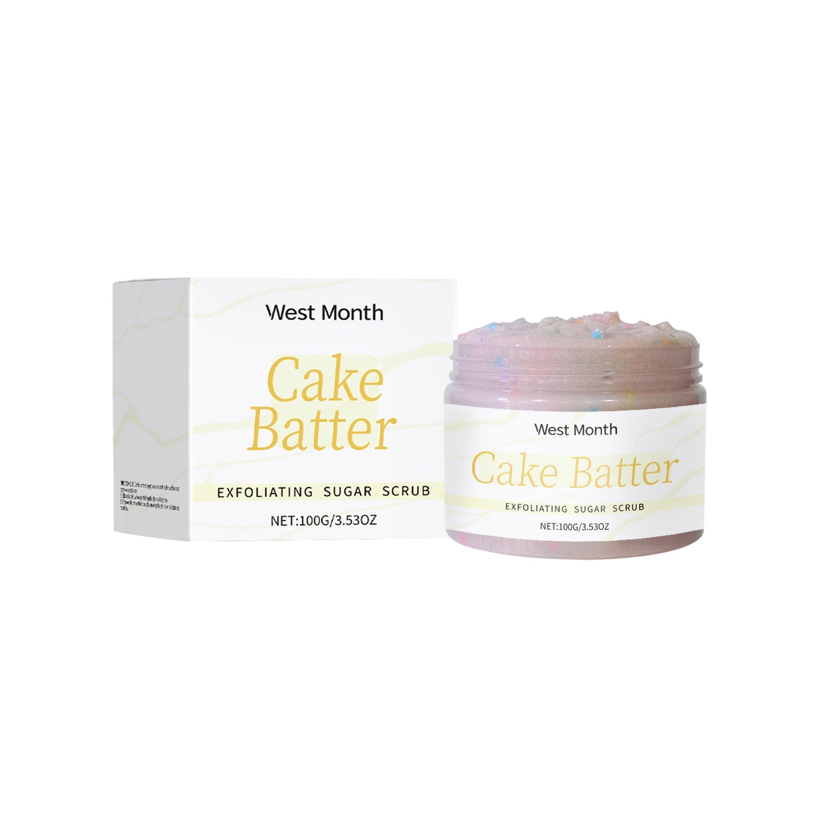 Kuchenteig West Month Peeling-Peeling, sanftes Peeling für abgestorbene Haut, feuchtigkeitsspendendes Peeling