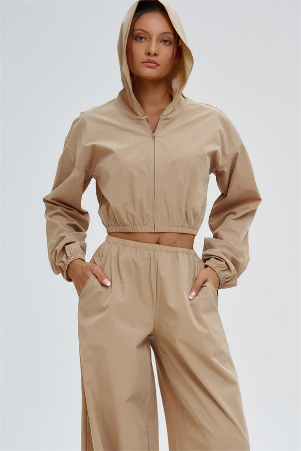 The Svelte UV protection Crop Hoodie