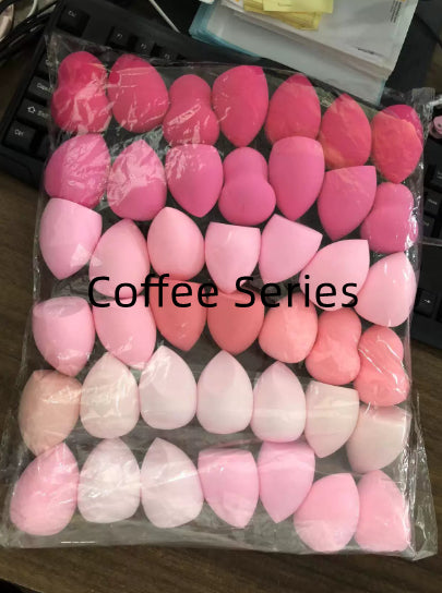 Superweiches Beauty-SetNicht saugfähiger Kosmetik-Cushion-Puff Wiederverwendbarer Nass- oder Trockenschwamm zum Wegwerfen