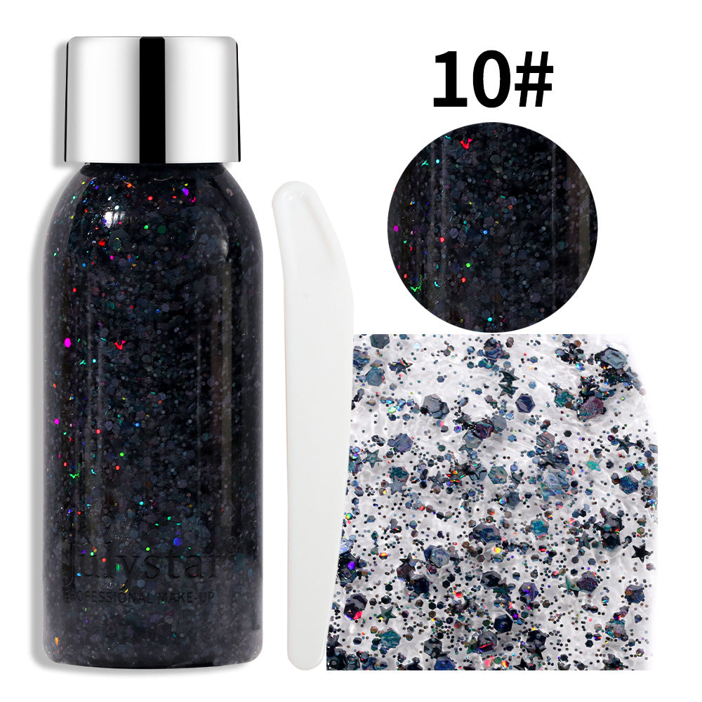 Beauty Colorful Stage Sequins Liquid Eye Shadow Facial Body Sequins