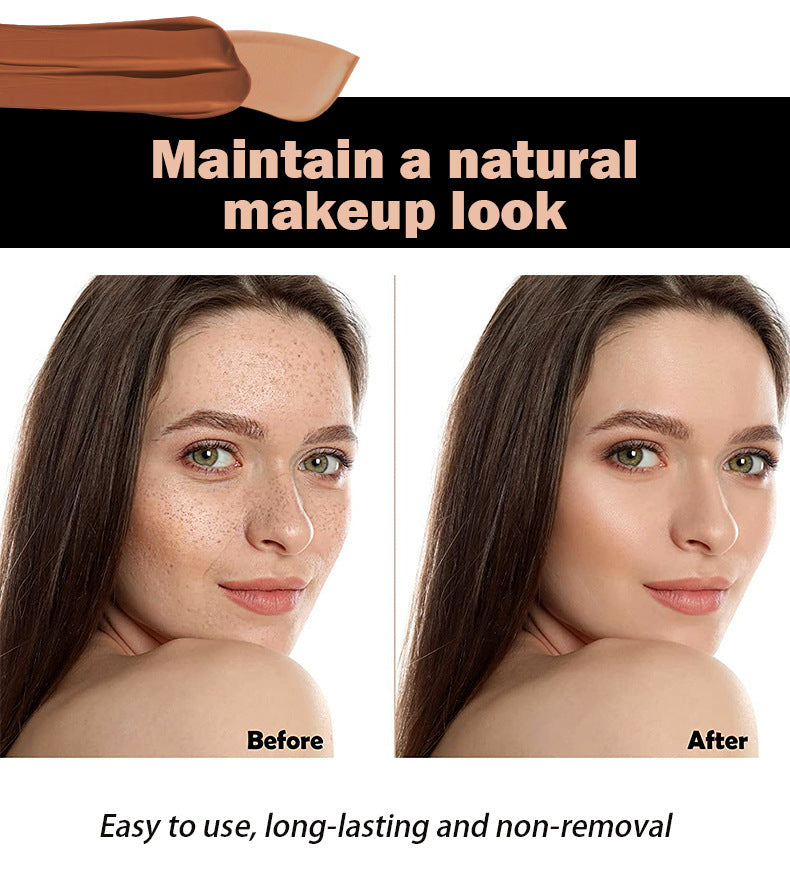 8-farbiger Schlauch-Concealer, Abdeckcreme, Reparatur, nährende flüssige Grundierung, Augenringe, Aknenarben, grenzüberschreitend