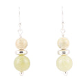 Chartruese Lemon Jade Drop Earrings