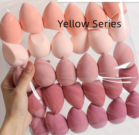 Superweiches Beauty-SetNicht saugfähiger Kosmetik-Cushion-Puff Wiederverwendbarer Nass- oder Trockenschwamm zum Wegwerfen