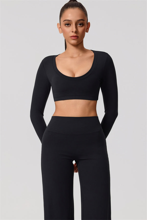The Nestle Long Sleeve Crop Top