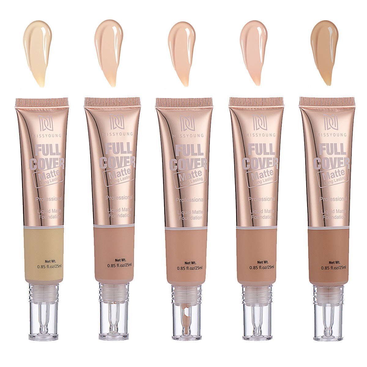 Leichte atmungsaktive Concealer Matte Flüssig-Foundation